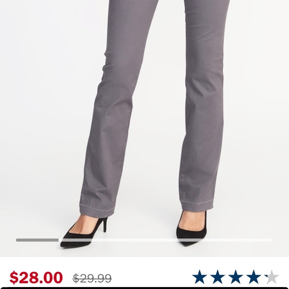 Old navy Bootcut khaki pants - Picture 4 of 4